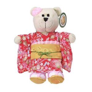 New Starbucks Japan Bearista Girl Plush Doll Kimono Limited Exclusive Bear New w